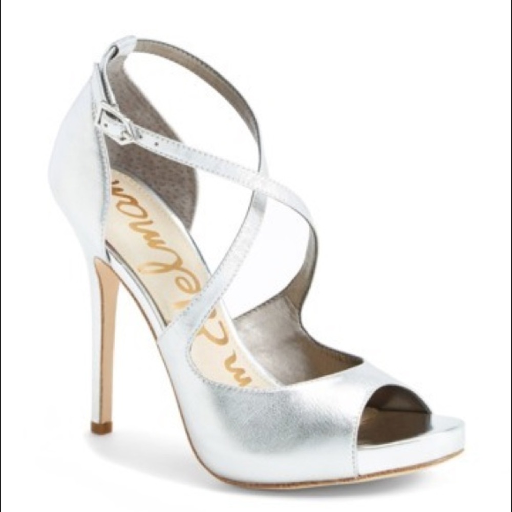 Sam Edelman Metallic Leather Heel